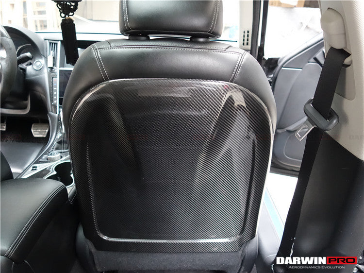 2014 - 2022 Infiniti Q50 Sedan Dry Carbon Fiber Seatback Replacement