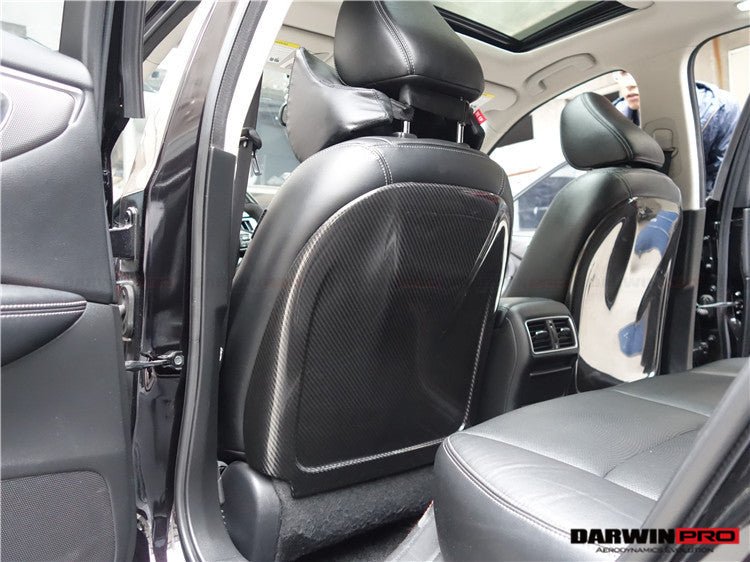 2014 - 2022 Infiniti Q50 Sedan Dry Carbon Fiber Seatback Replacement