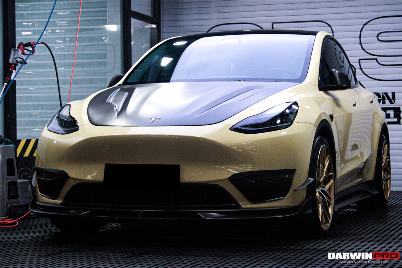 2020 - 2023 Tesla Model Y IMP Performance Carbon Fiber Front  Bumper Canards