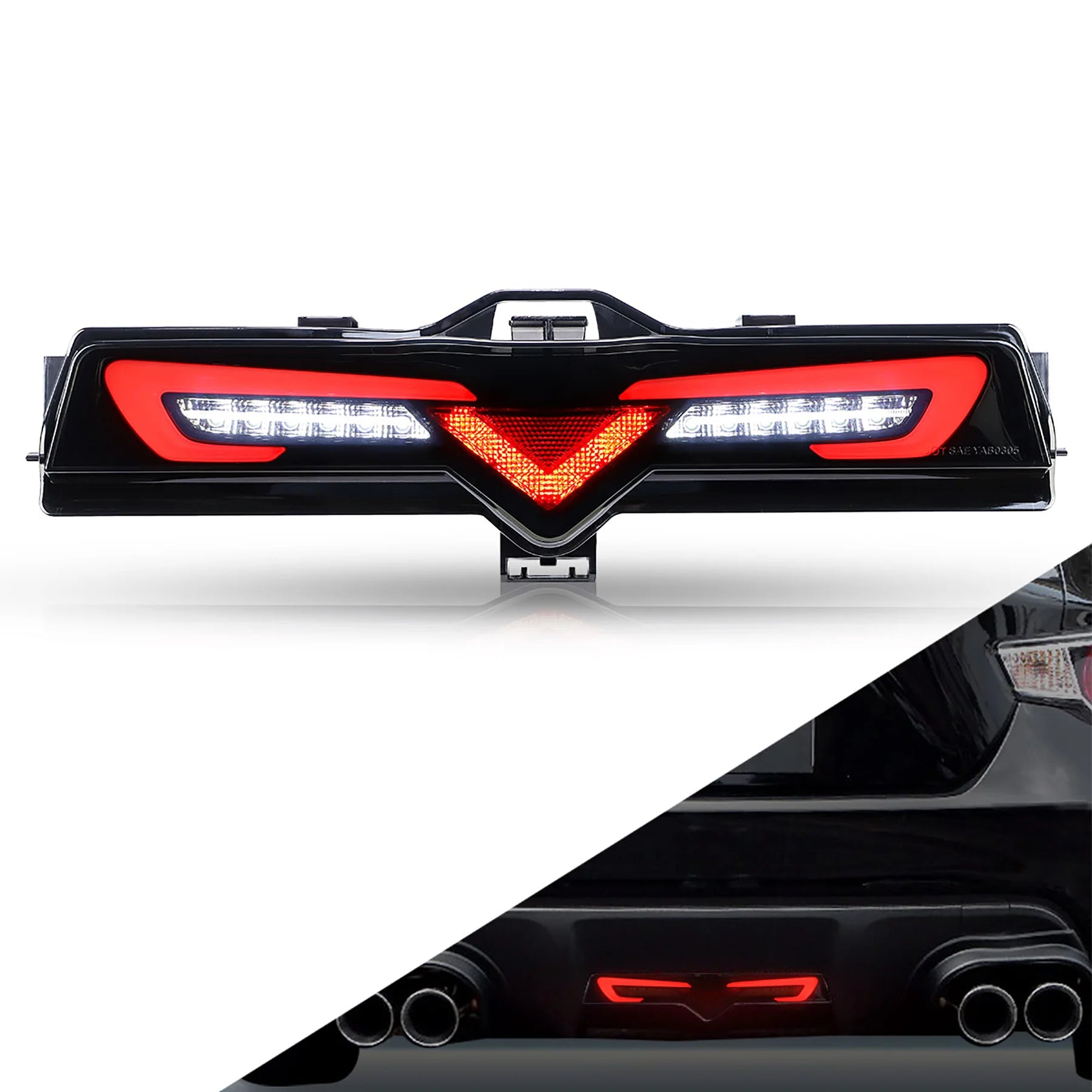 Toyota 86 GT86 Subaru BRZ Scion FRS LED Rear Bumper Light 2012 - 2021