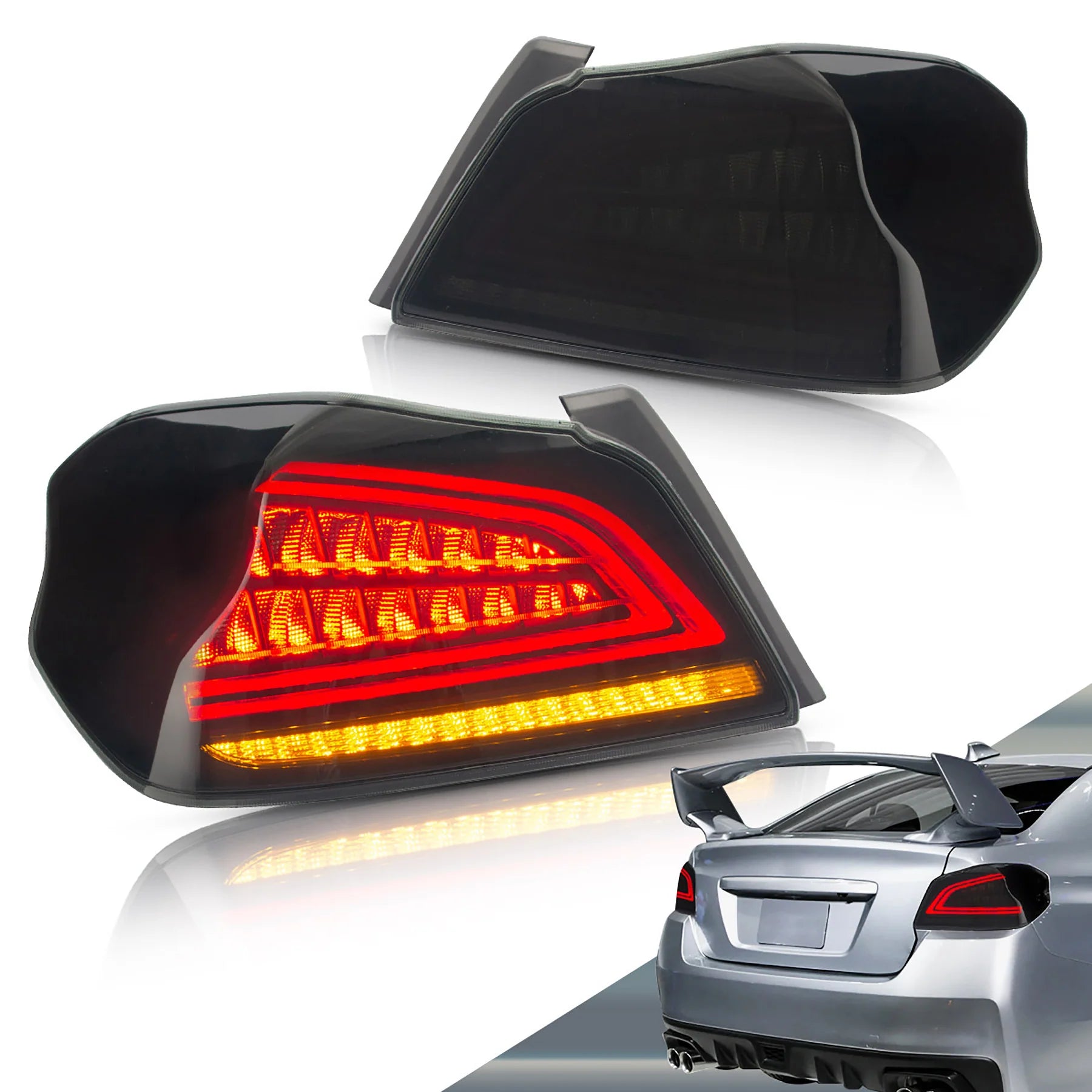 Subaru WRX / WRX STI Aftermarket Rear Lights LED Taillights 2015 - 2021