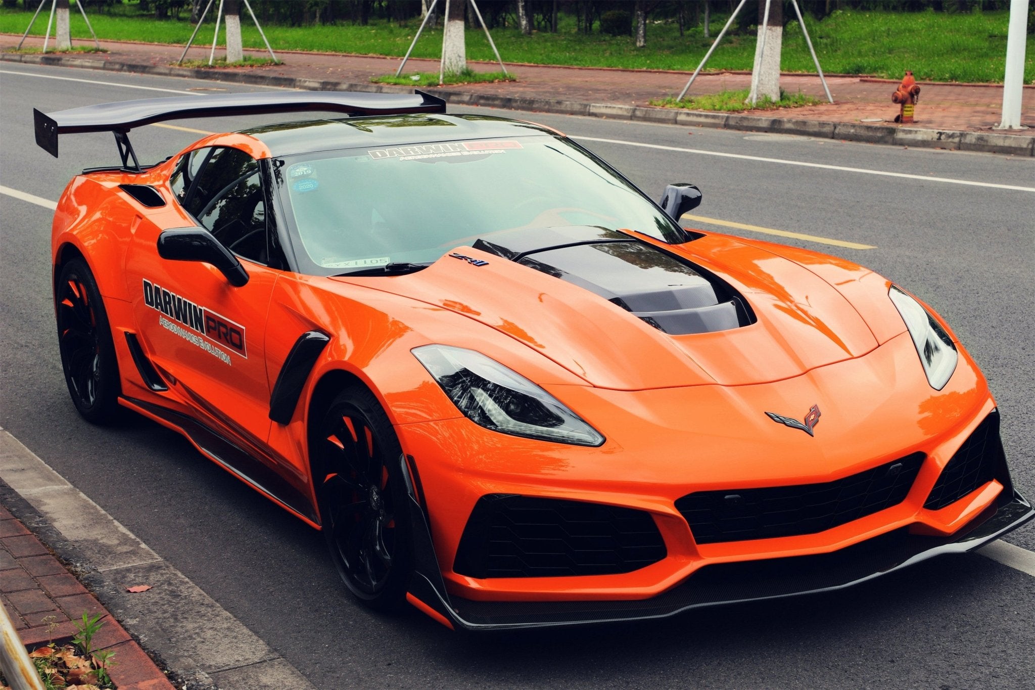 2013-2019 Corvette C7 Z51 Convert ZR1 Style Full Body Kit