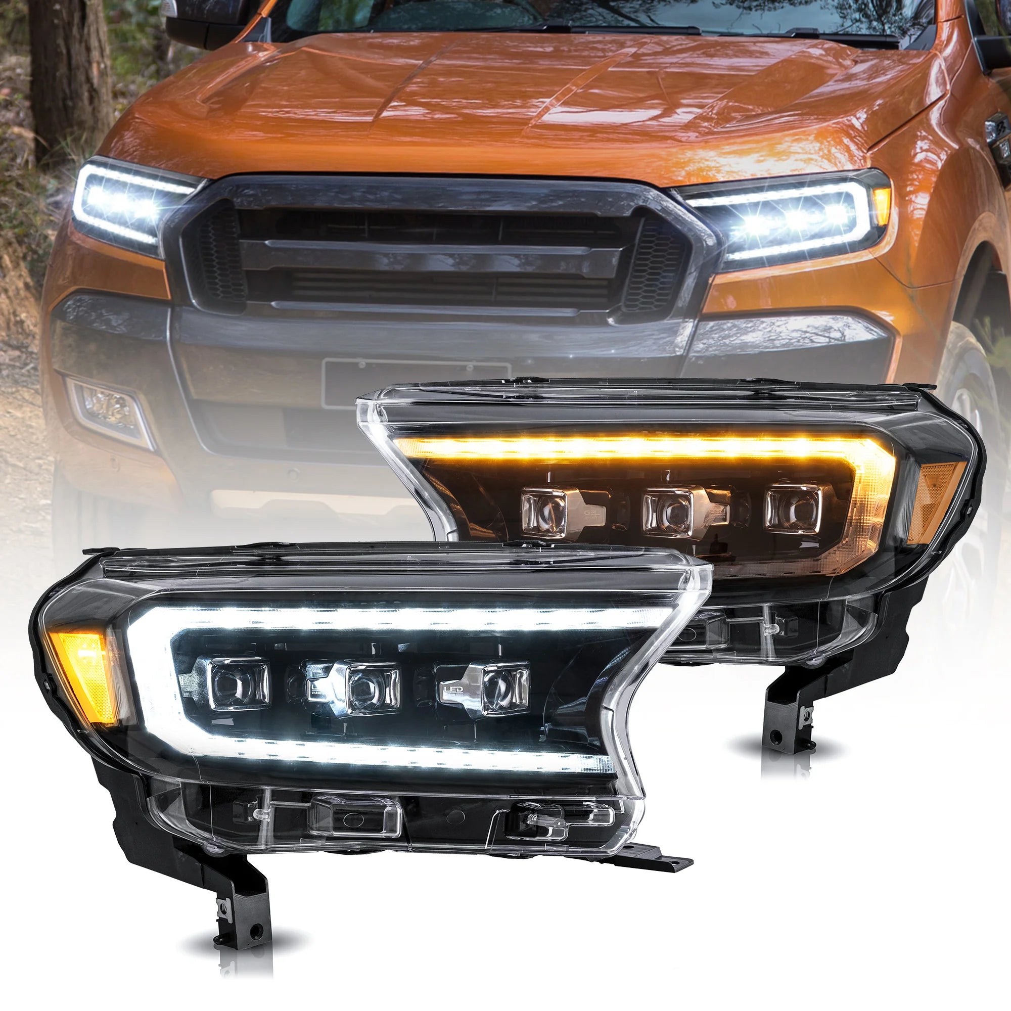 Ford Ranger [International Edition] LED Projector Headlights 2015 - 2023