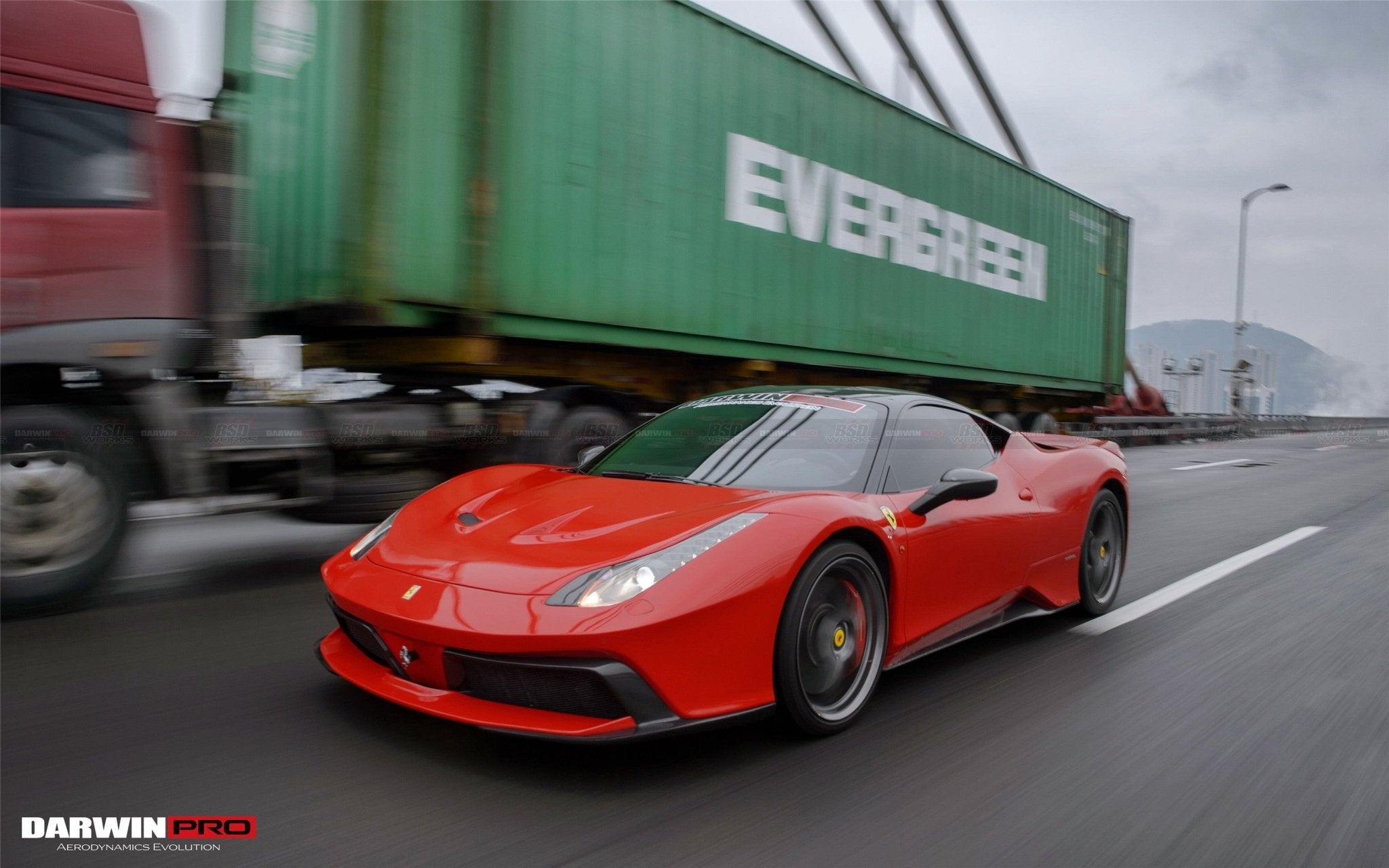 2010-2015 Ferrari 458 Coupe & Spyder BKSS Style Side Skirts