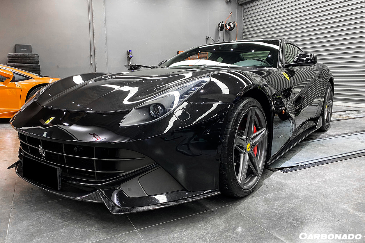 2012 - 2017 Ferrari F12 Berlinetta DC Style Carbon Fiber Side Skirts