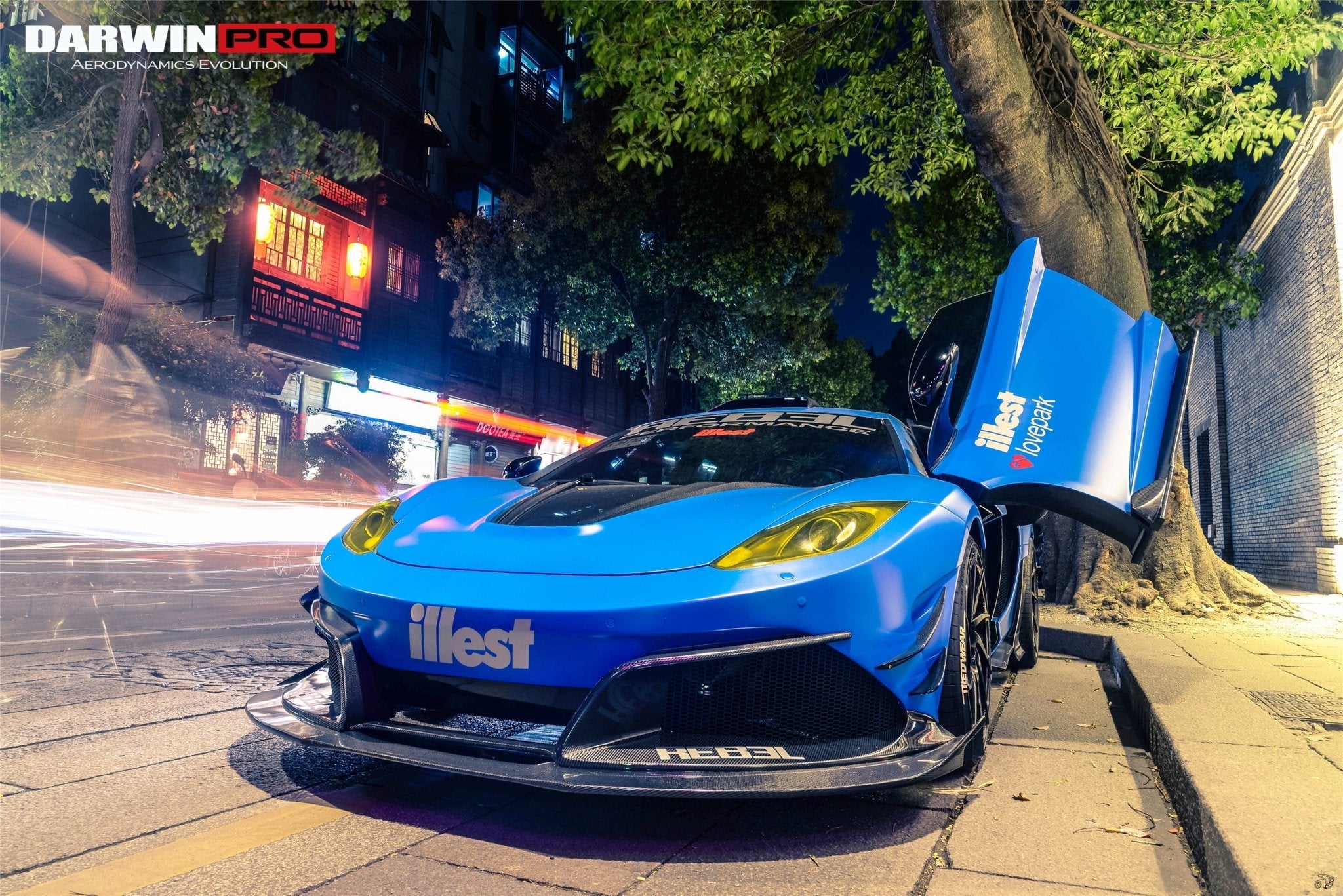 2011-2014 McLaren 12C Rebel Style Carbon Fiber Body Kit