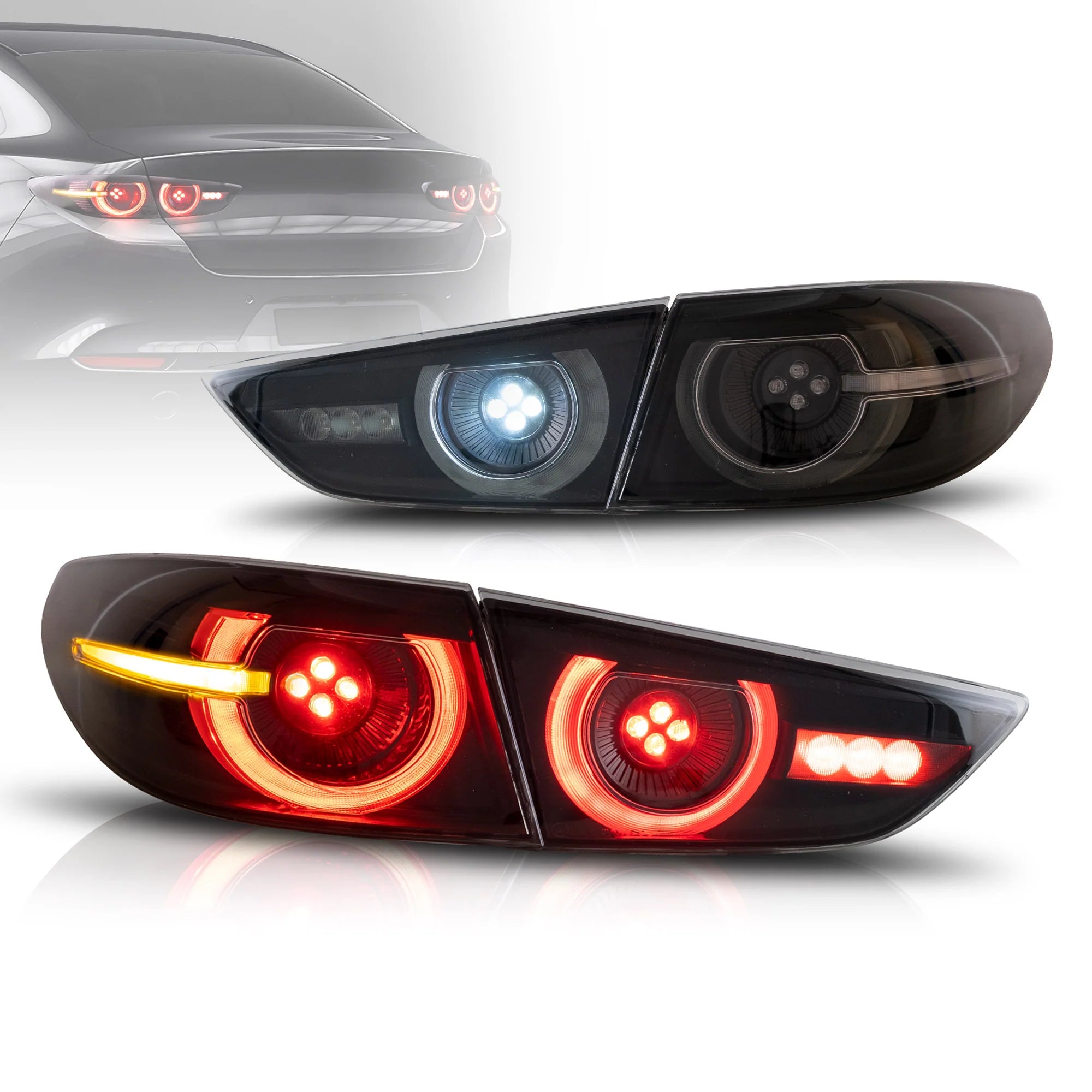 Mazda 3 Sedan LED Taillights 2019 - 2025