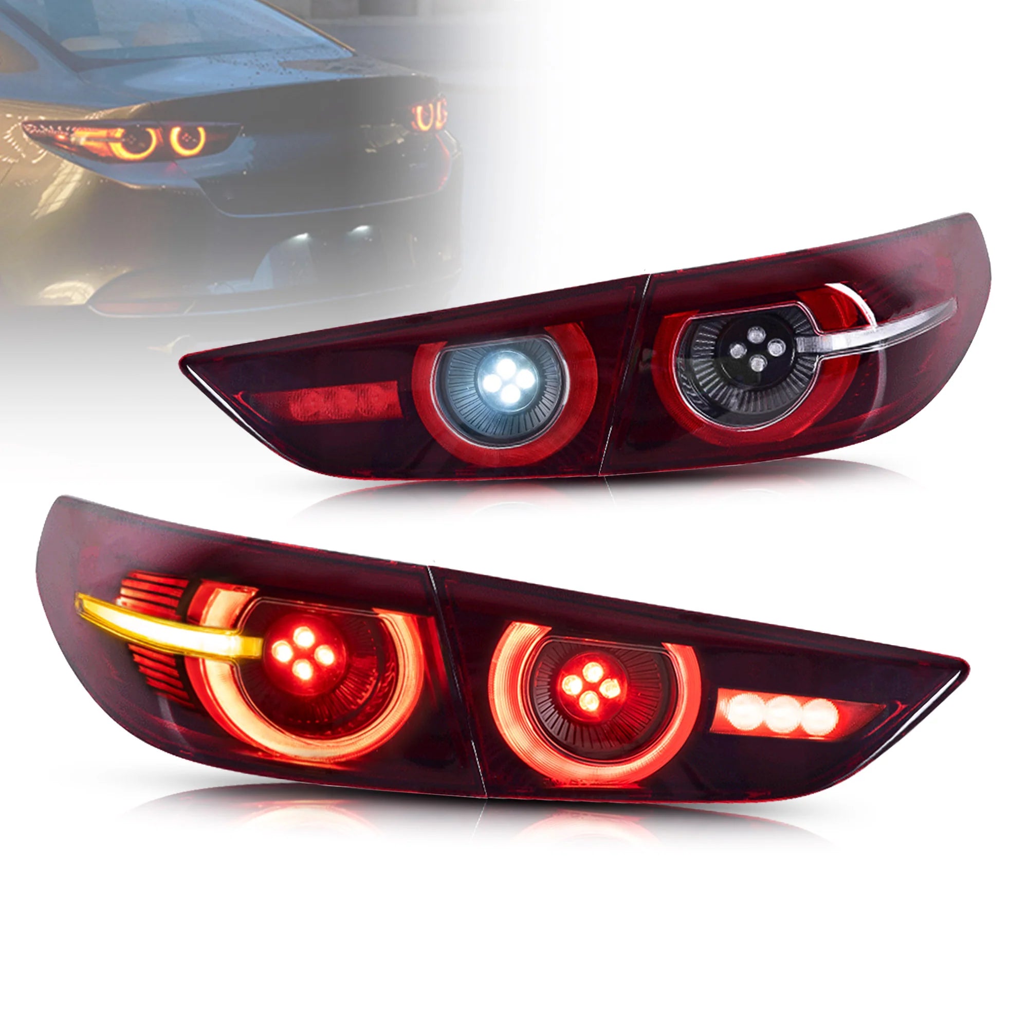 Mazda 3 Sedan LED Taillights 2019 - 2025
