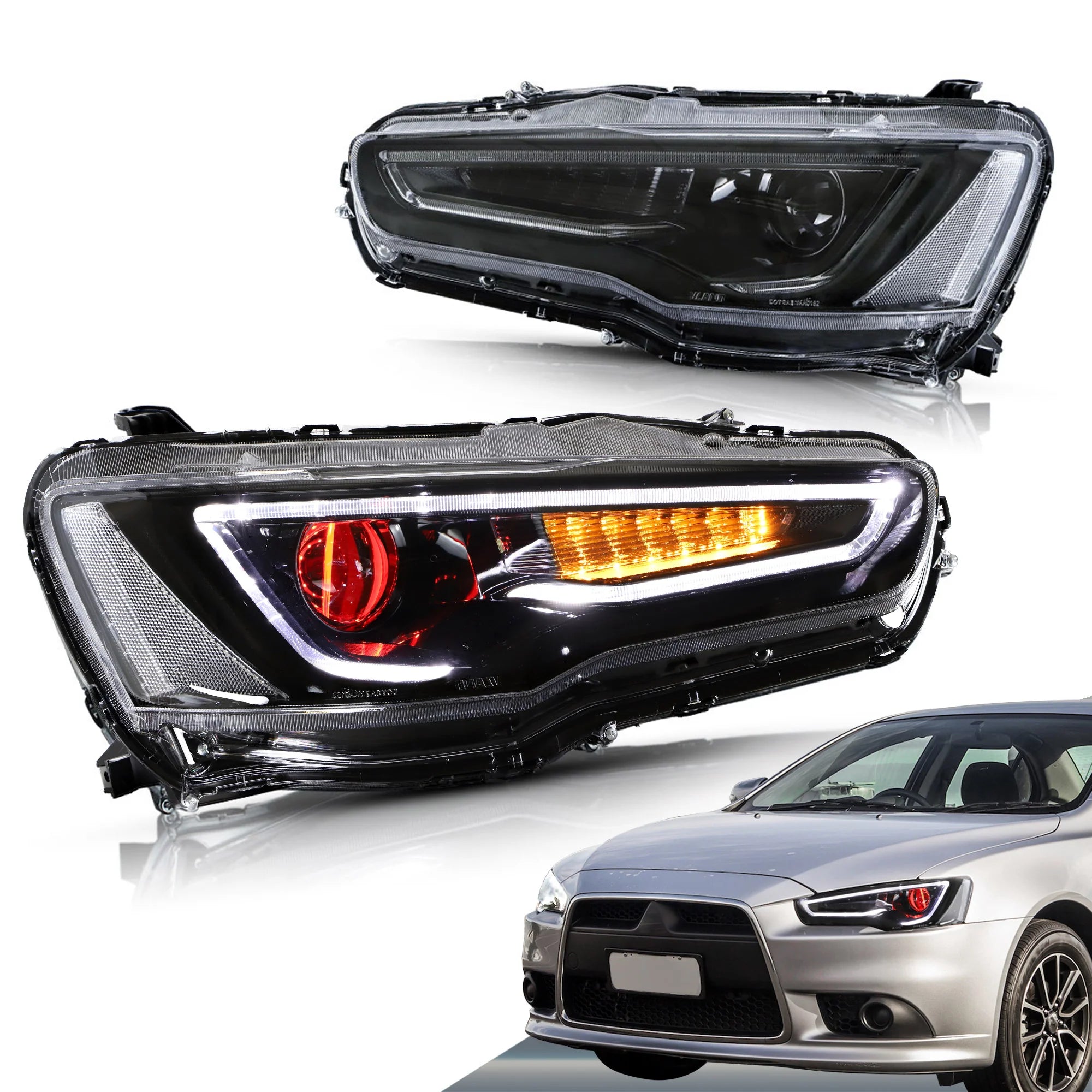 Mitsubishi Lancer /EVO X LED Headlights 2008 - 2017 – Bayoptiks