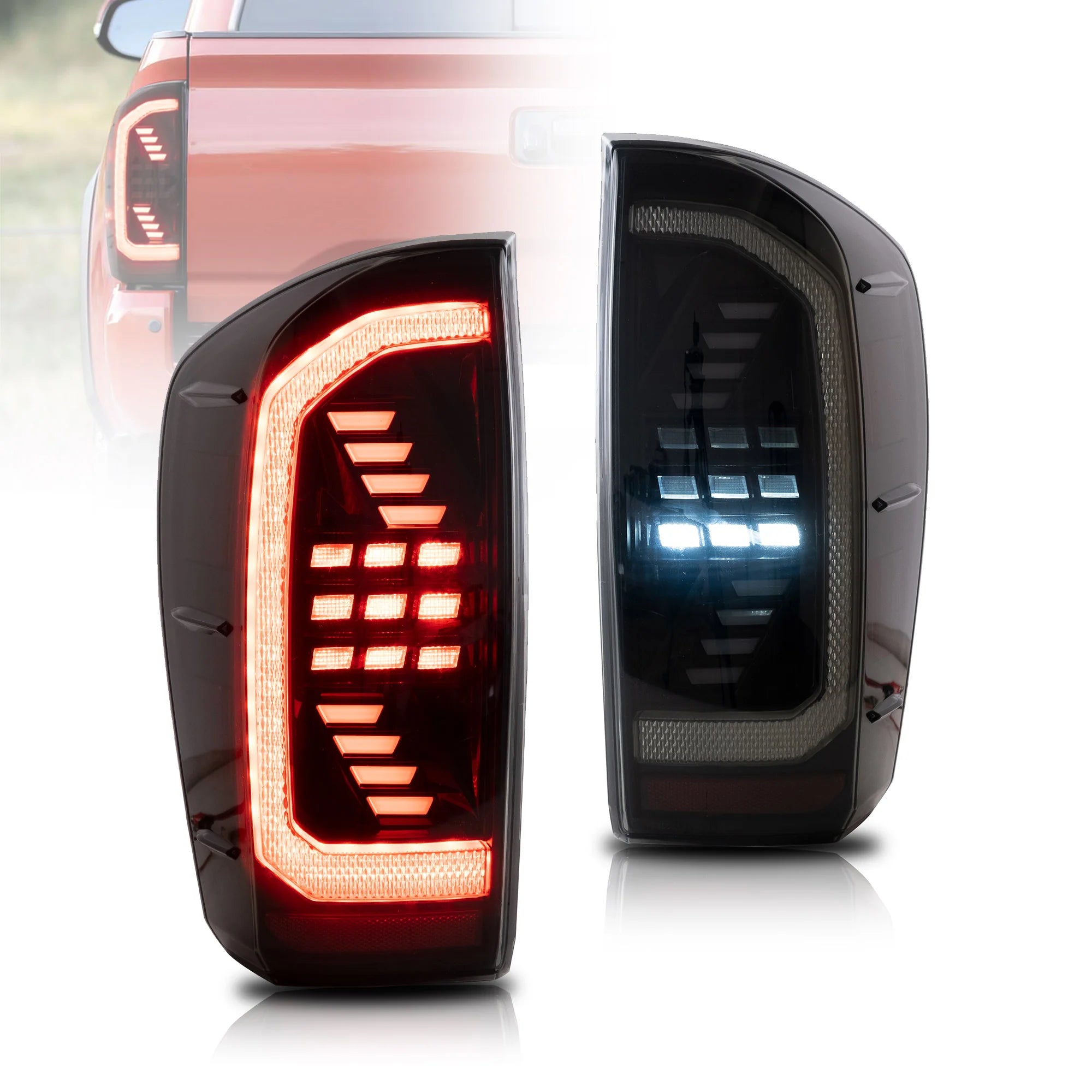 Toyota Tacoma W/ Sequential Red Turn Signals LED Taillights 2016 - 2023