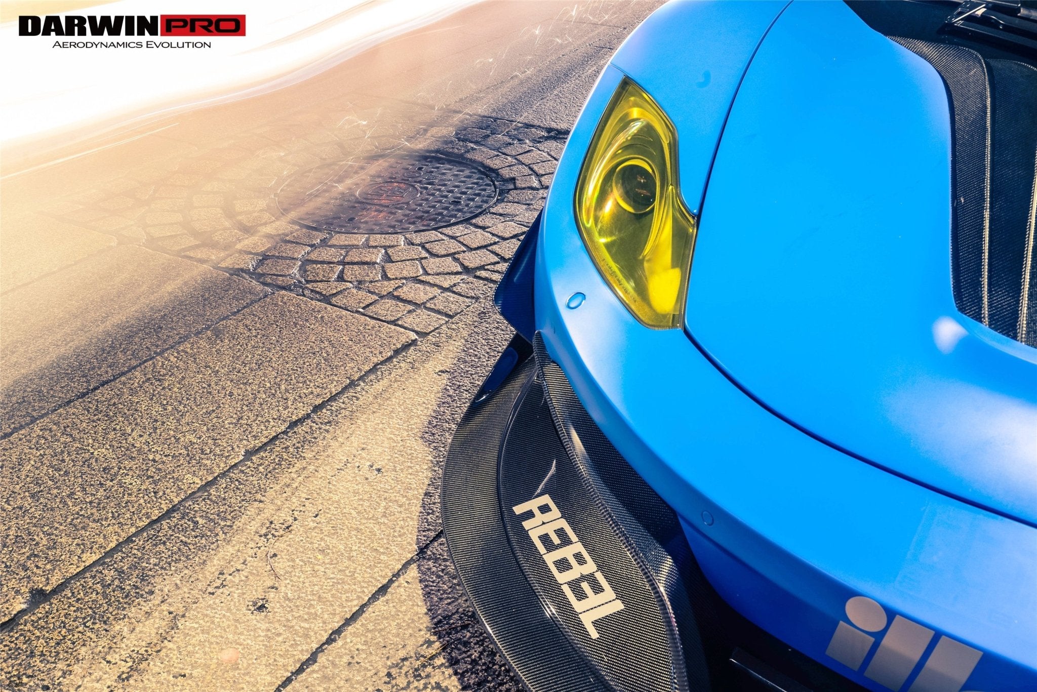 2011-2014 McLaren 12C Rebel Style Carbon Fiber Front Bumper