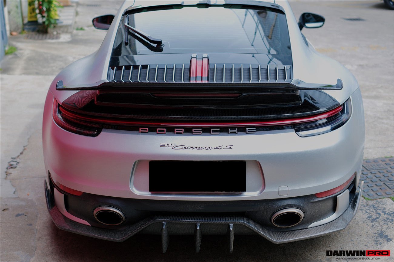 2019 - 2023 Porsche 911 992 Carrera S & 4 & 4S BKSSII Style Trunk Wing