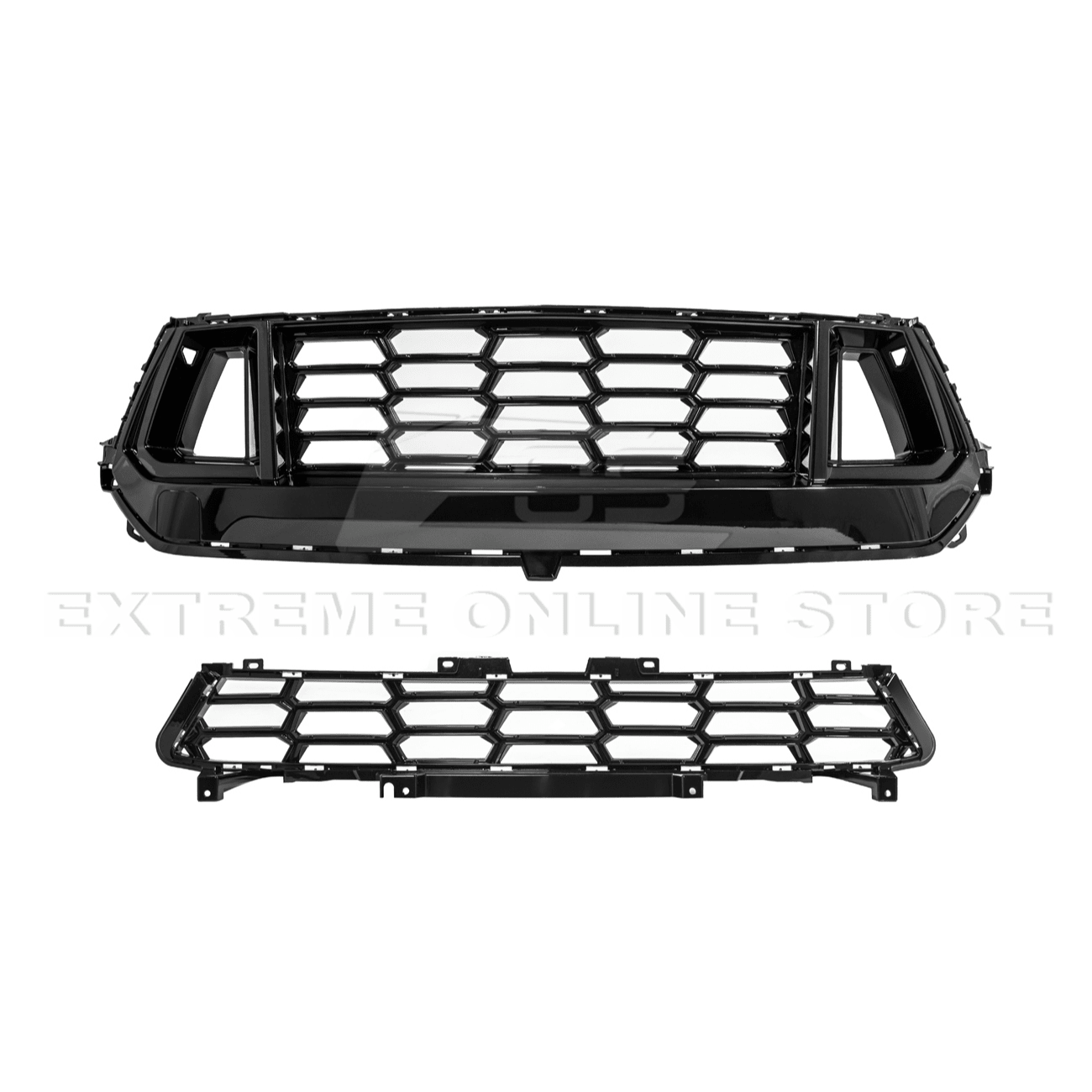 Ford Mustang S650 Dark Horse Style Gloss Black Front Grille Insert 2024-Up