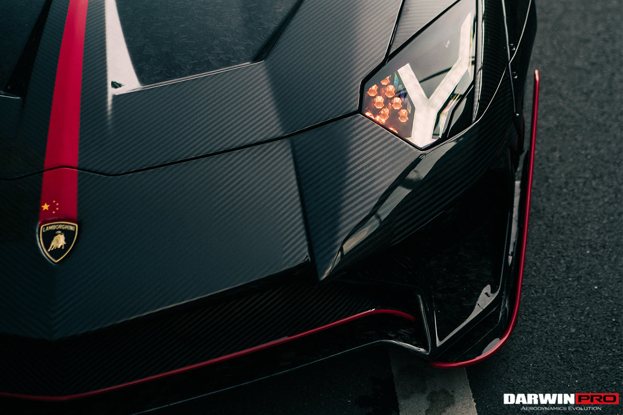 2011 - 2016 Lamborghini Aventador LP700 Coupe SV-BKSSII Style Wide body Carbon Fiber Aero Full Kit