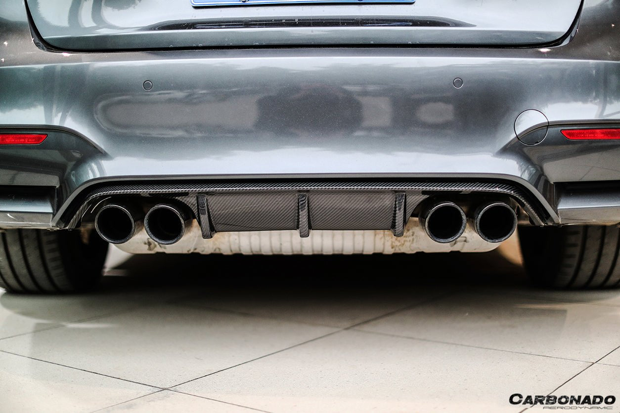 2014-2020 BMW M3 F80 & M4 F82 MP Style Carbon Fiber Rear Diffuser