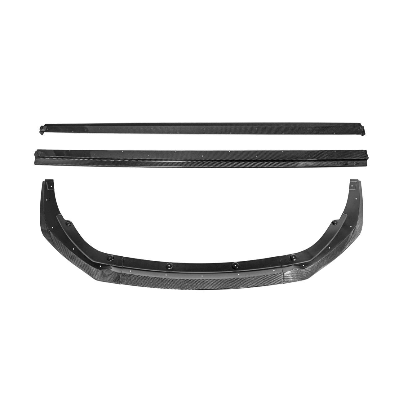 GR Corolla GR Package Carbon Fiber Front Splitter Lip with Side Skirts 2025-Up