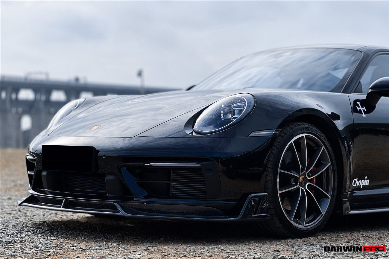 2019 - 2023 Porsche 911 992 Carrera/Targa S/4/4S SD-Sport Design Modl BKSS Style Front Lip