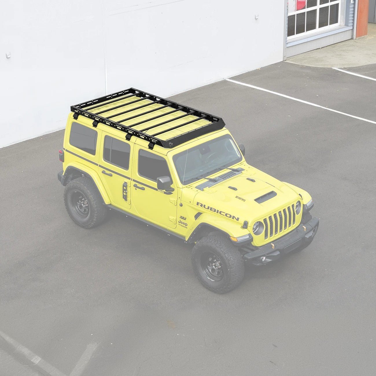 Jeep Wrangler JL Gladiator JT Carbon Steel Black Top Roof Cargo Rack 2018-Up