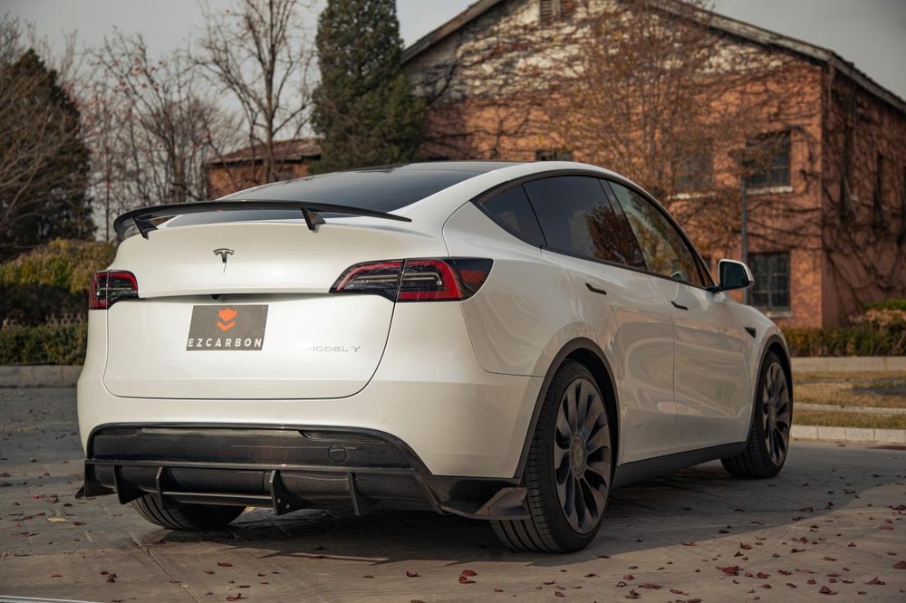 Tesla Model Y Rev Carbon Fiber Spoiler