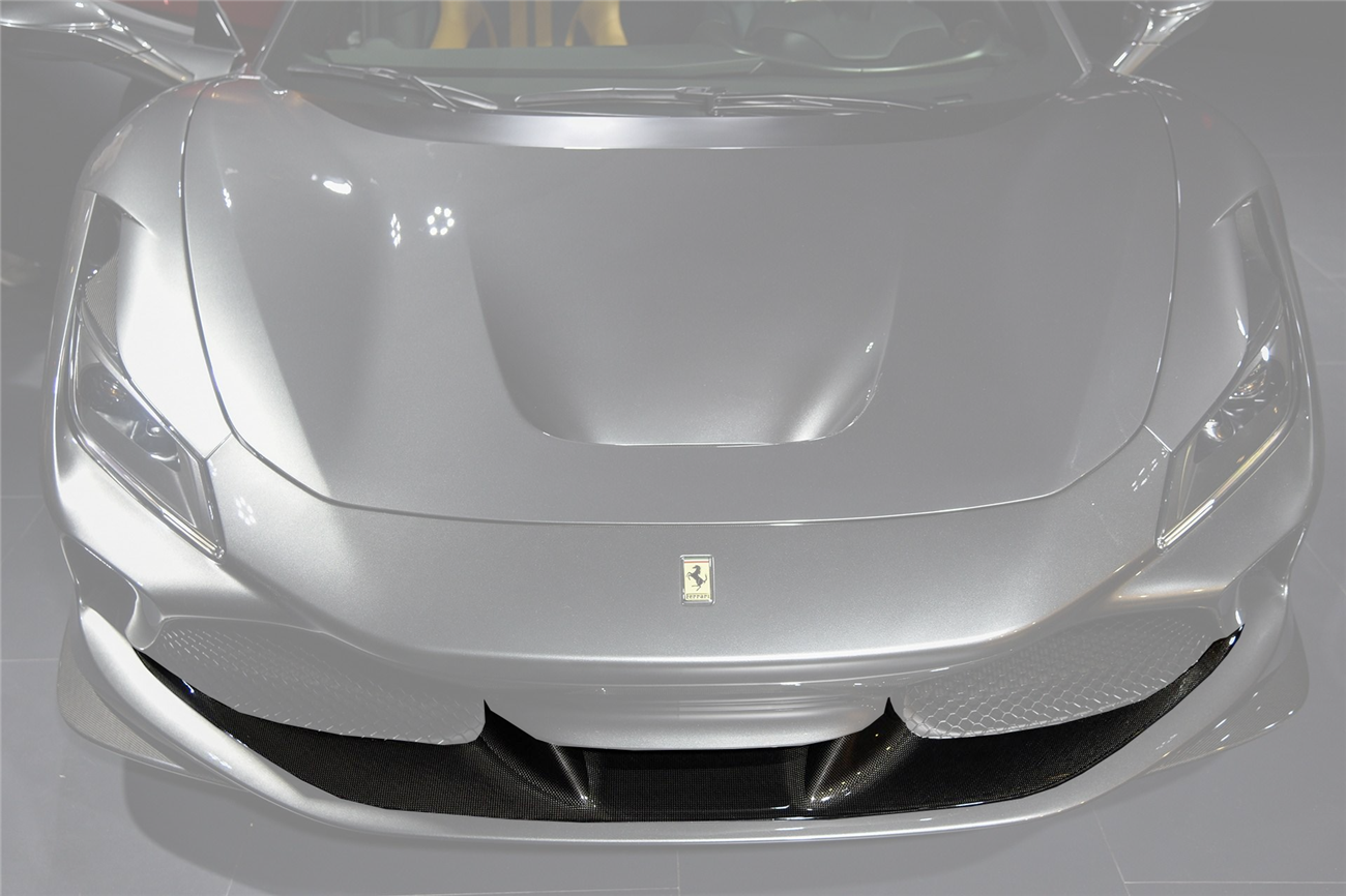 2019 - 2023 Ferrari F8 OEM Style Autoclave Carbon Fiber Front Lip Splitter