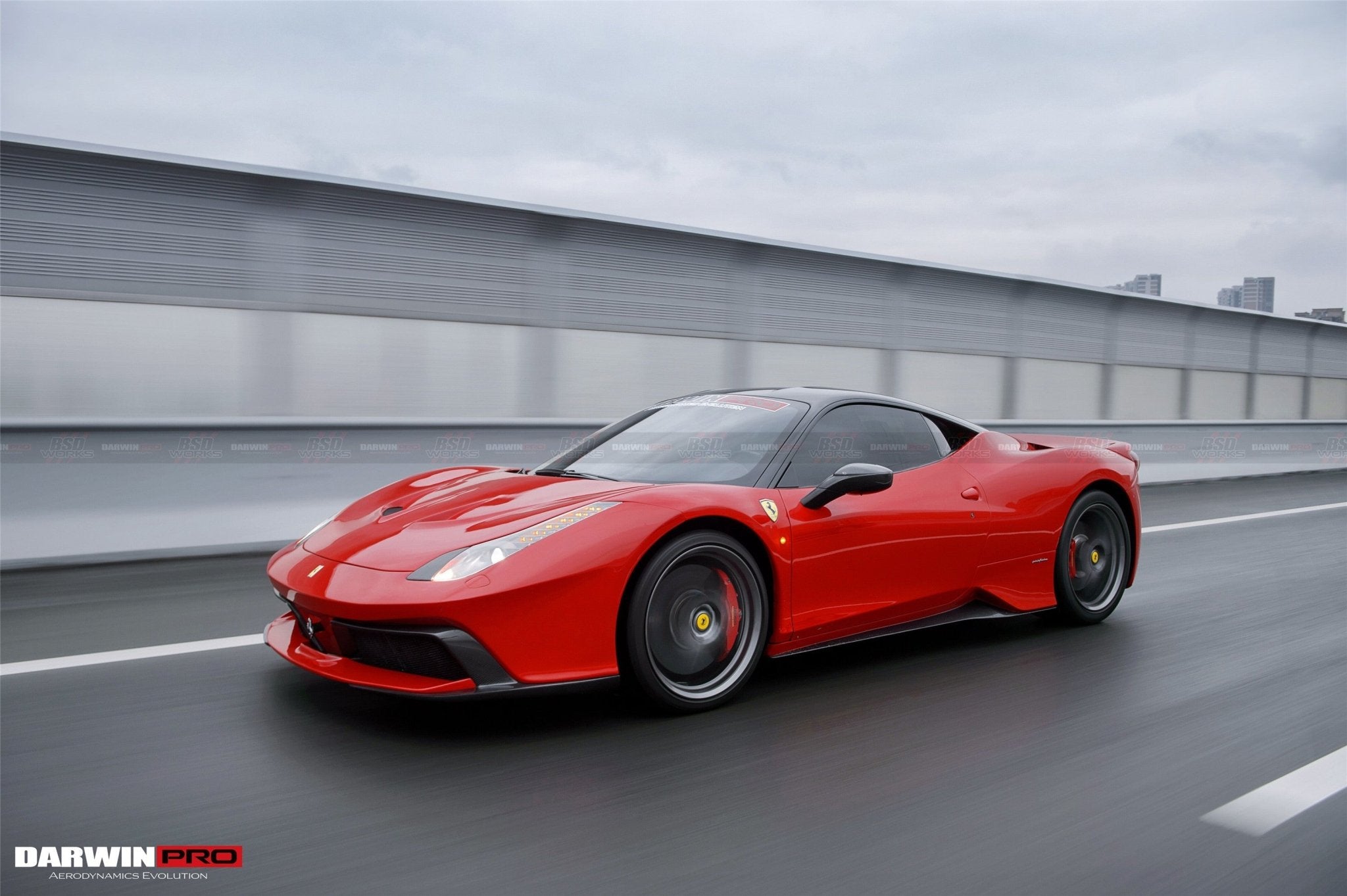 2010-2015 Ferrari 458 Coupe & Spyder BKSS Style Side Skirts