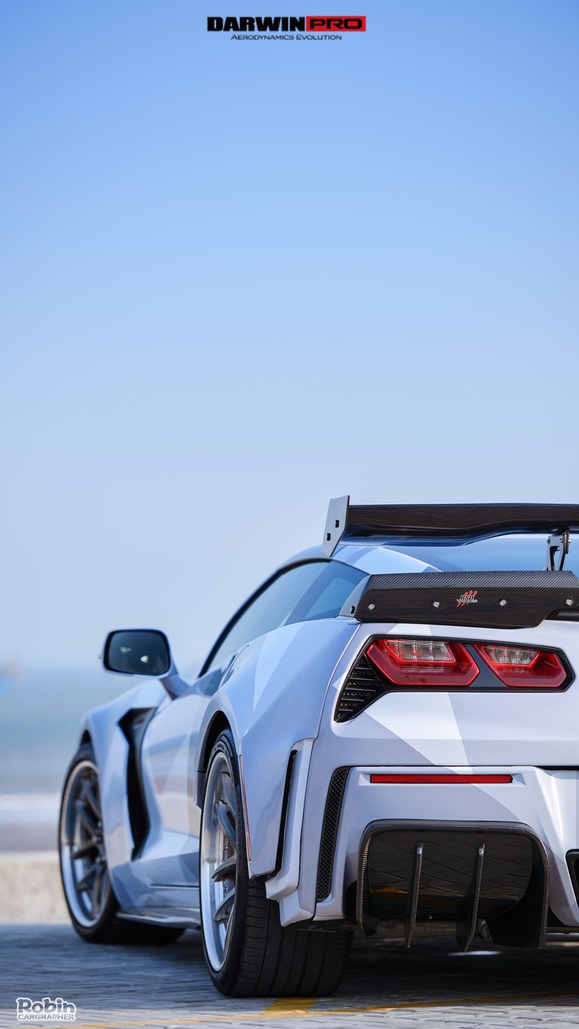 2013-2017 Corvette C7 Z51 BKSS Style Fiber Reinforce Polymer Wide Rear Fender