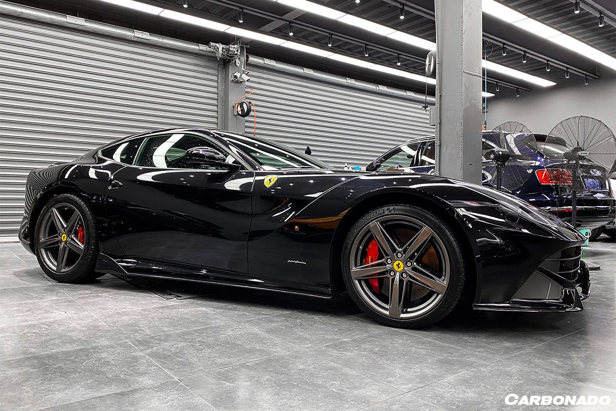 2012 - 2017 Ferrari F12 Berlinetta DC Style Carbon Fiber Side Skirts