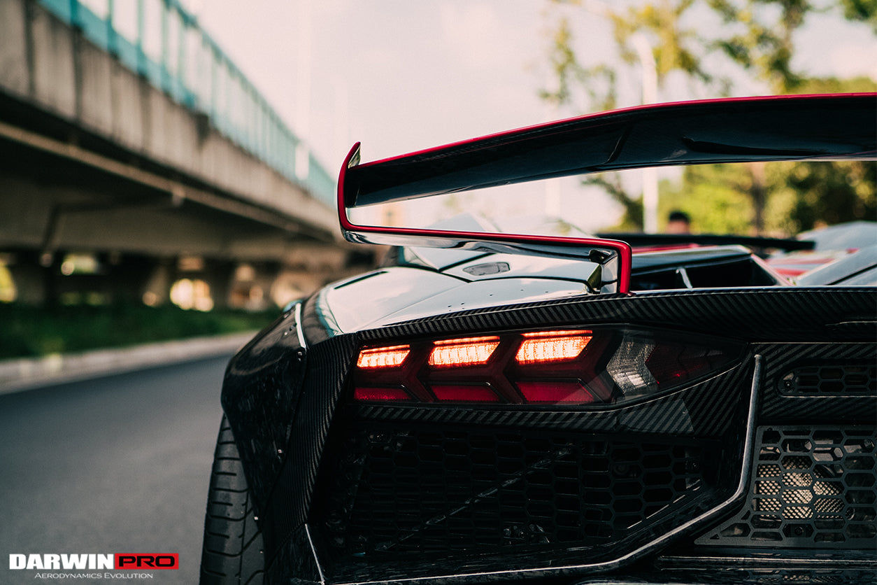 2011 - 2016 Lamborghini Aventador LP700 LP740 Coupe & Roadster SV Style Rear Bumper