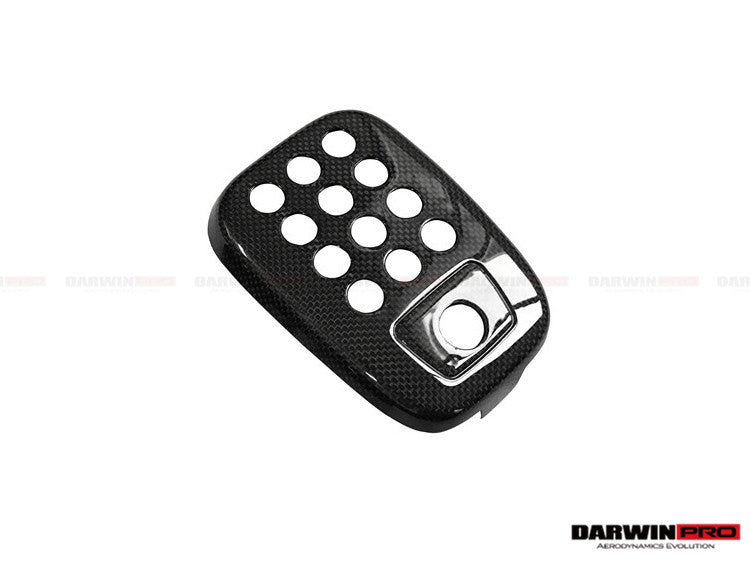 2015 - 2020 Ferrari 488 GTB/Spyder Dry Carbon Fiber Rear Black Light Cover w/ Camera Hole