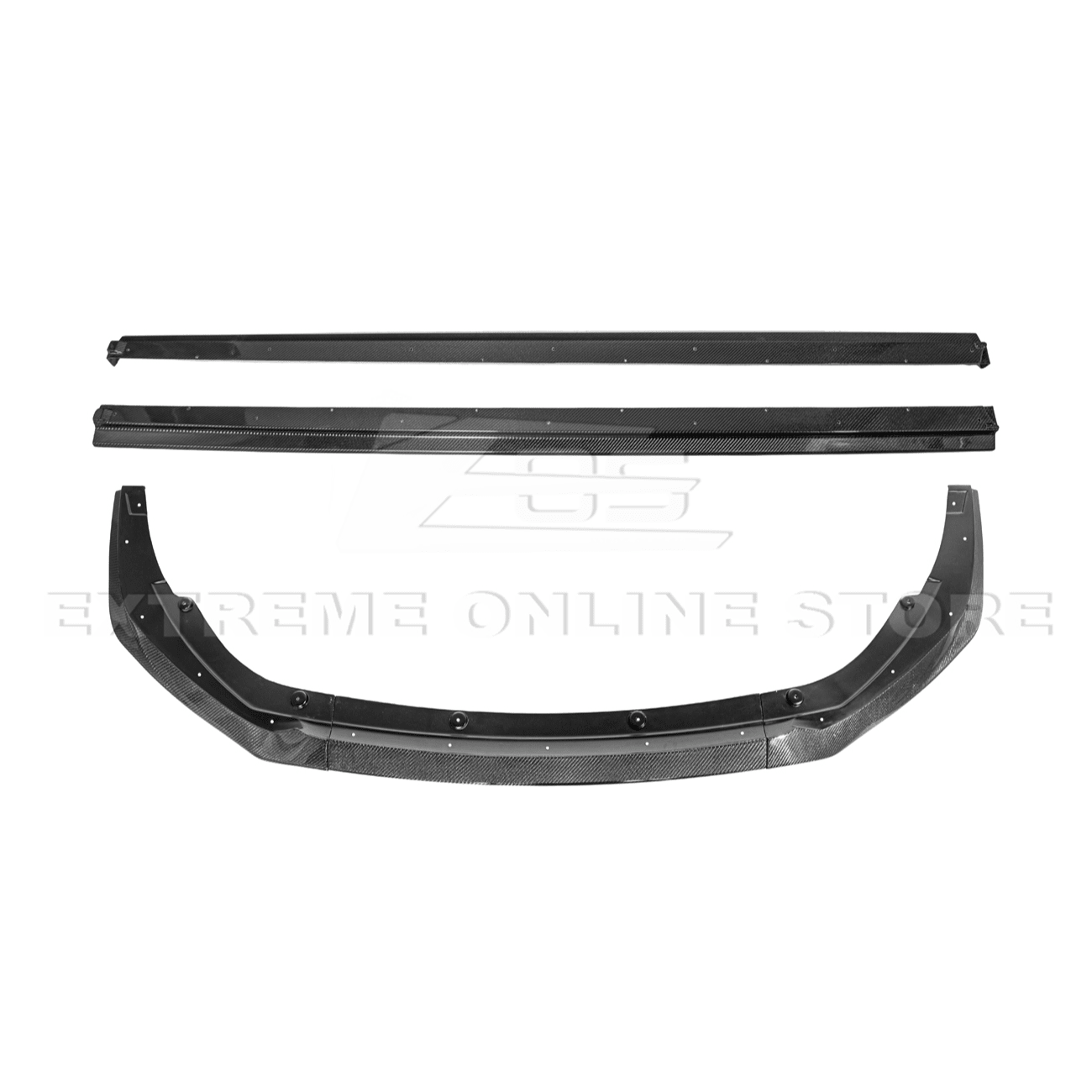 GR Corolla GR Package Carbon Fiber Front Splitter Lip with Side Skirts 2025-Up
