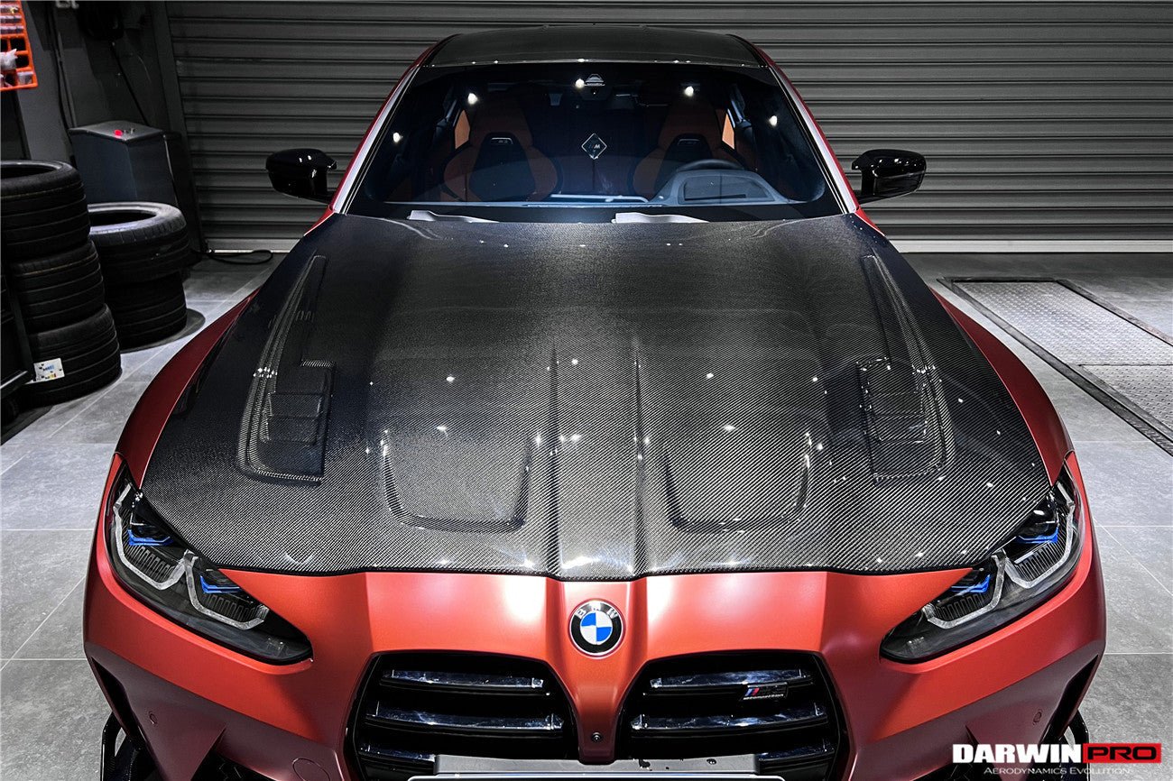 2021-2025 BMW M3 G80 G81 M4 G82/G83 BKSSII Style Carbon Fiber Hood