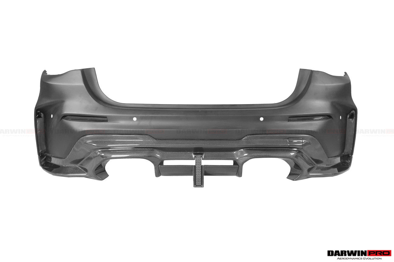 2021-UP BMW M3 G80 BKSSII Style Rear Bumper W/ Exhaust Tips