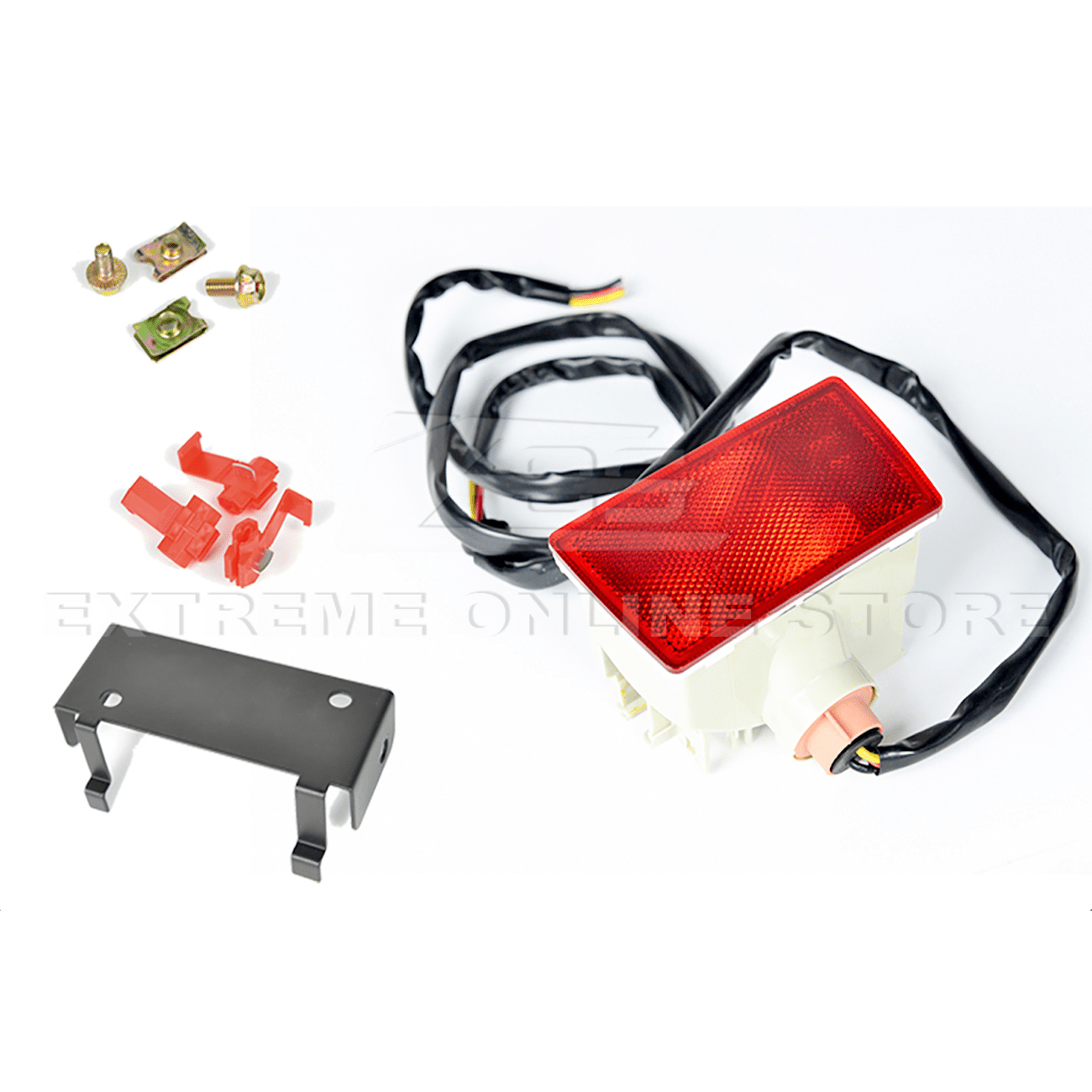 Subaru WRX VB JDM Factory Style Crystal Red / Smoke Rear Fog Light Brake Lamp Bracket 2022-Up