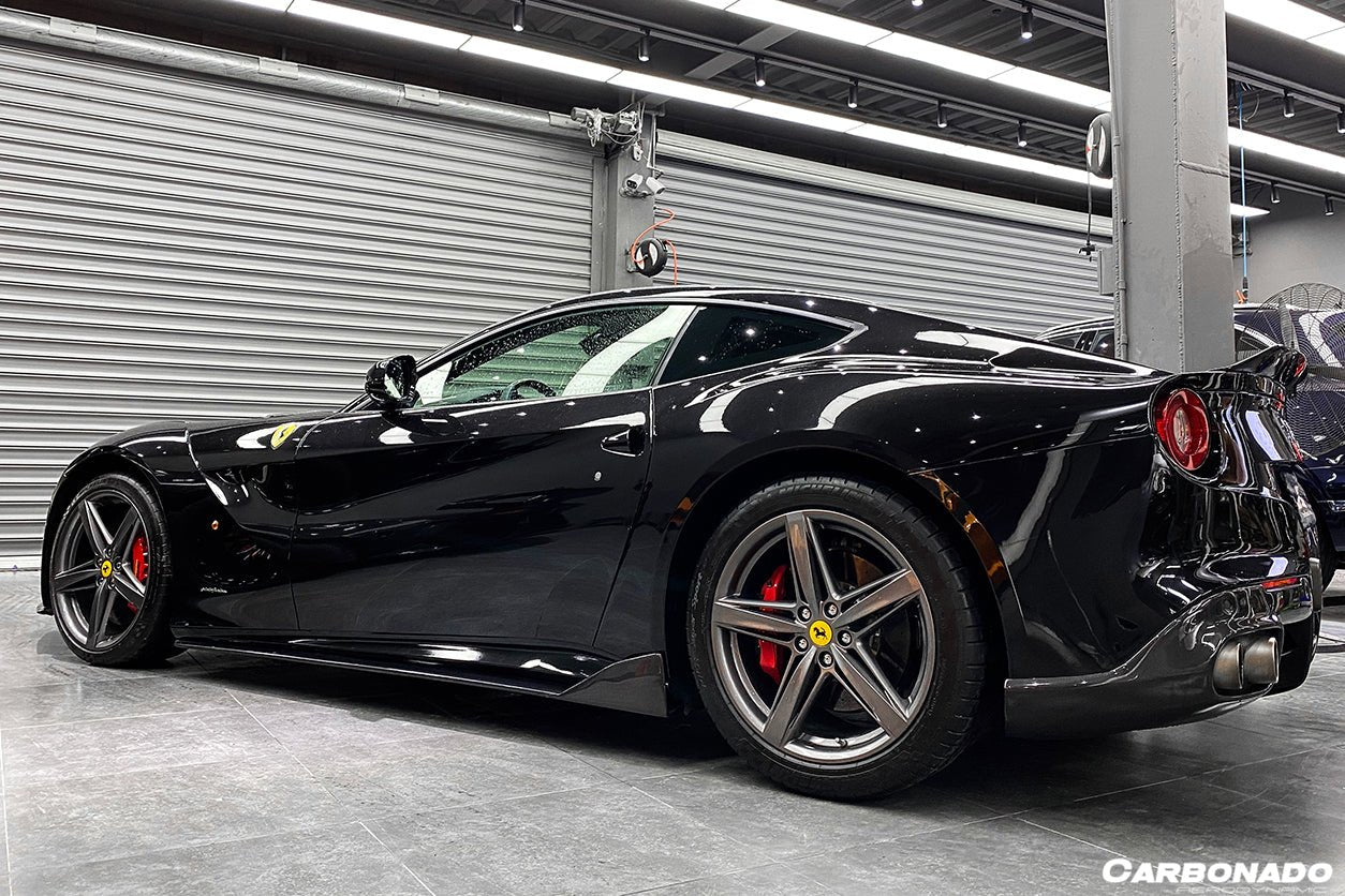 2012 - 2017 Ferrari F12 Berlinetta DC Style Carbon Fiber Side Skirts