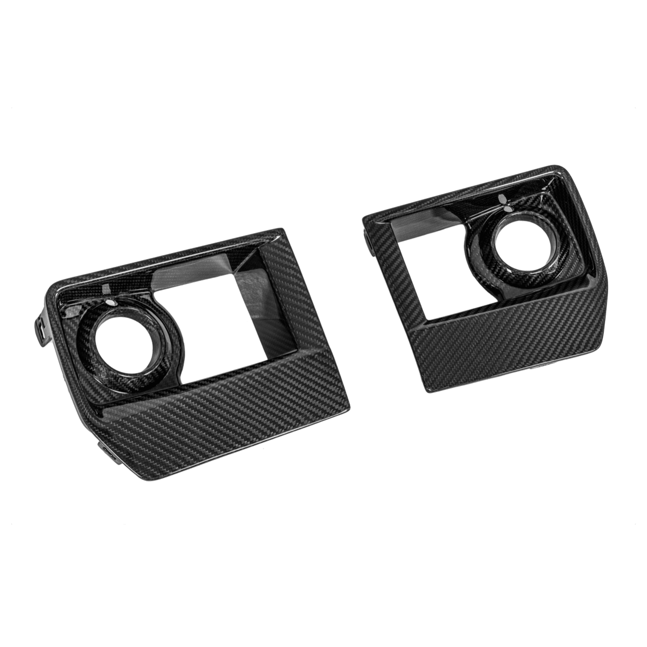 Cadillac CTS-V Sigma II Carbon Package Style Dry Carbon Fiber Front Fog Light Covers 2009-2015