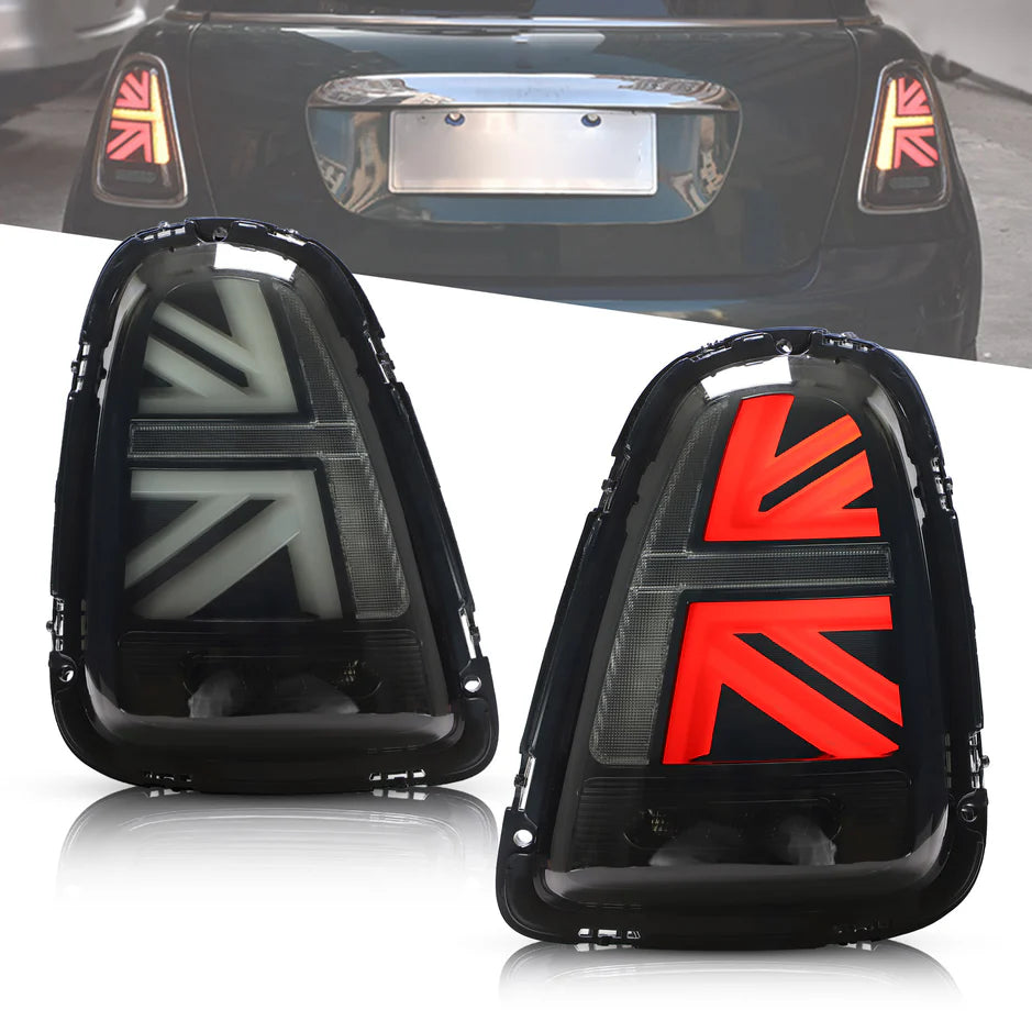 2007 - 2015 BMW Mini Cooper [Hatch] R56 R57 R58 R59 Union Jack Rear Lamps LED Taillights