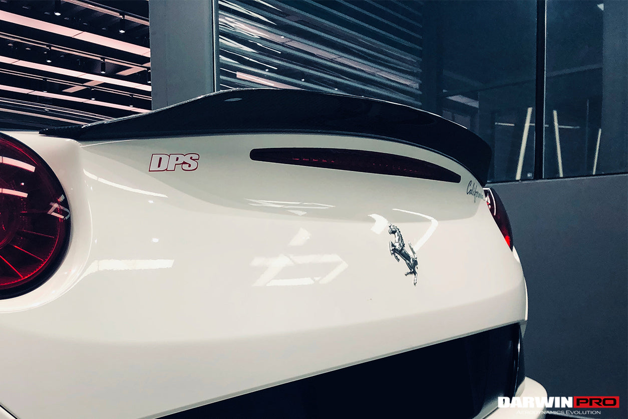 2009 - 2014 Ferrari California BKSS Style Carbon Fiber Trunk Spoiler