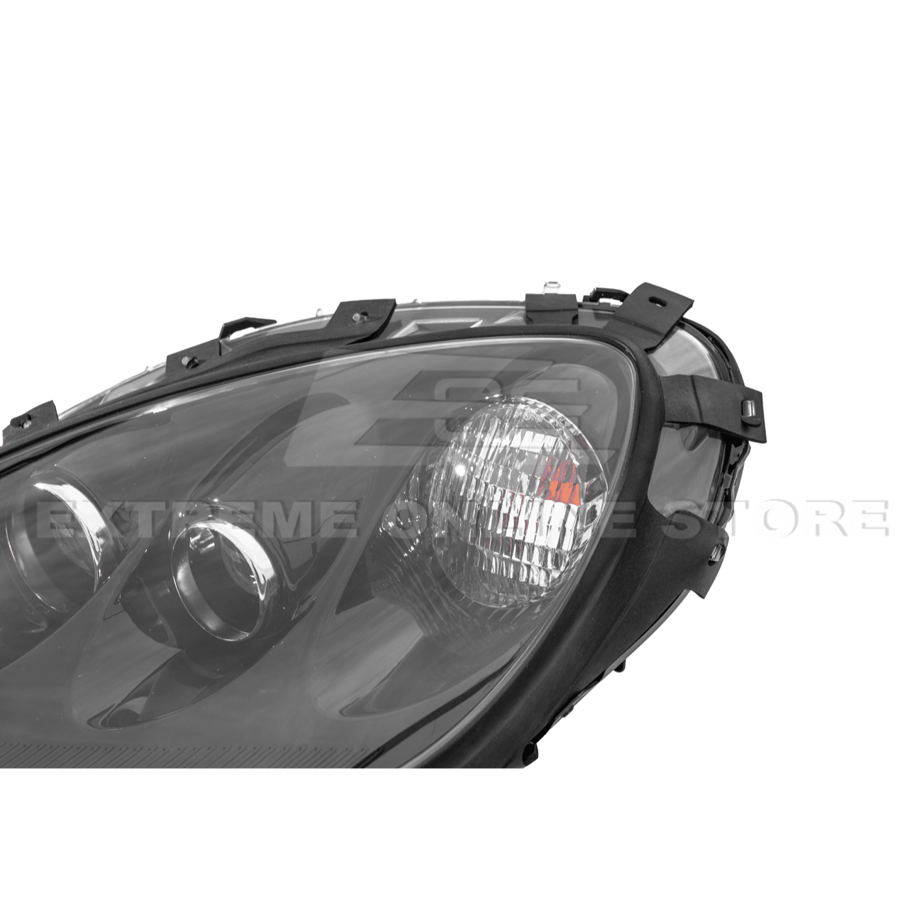 Chevrolet Corvette C6 OEM Style Clear Lens Painted Housing HID Headlights 2005-2013