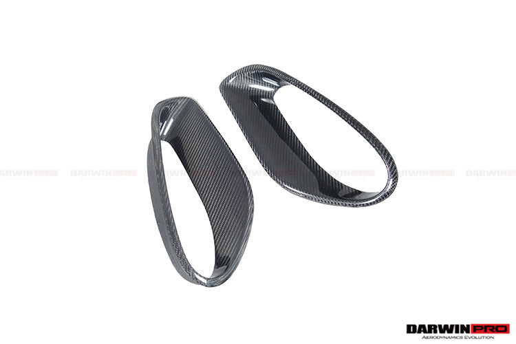 2013 - 2019 Porsche 991 Turbo/S OEM Style Carbon Fiber Quarter Panel Side Scoops