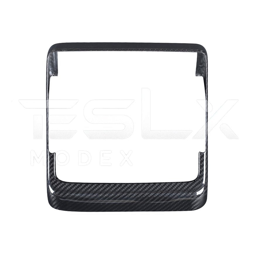 Tesla Model 3 Highland / Model Y Carbon Fiber Interior Rear Display Frame Cover 2024-Up