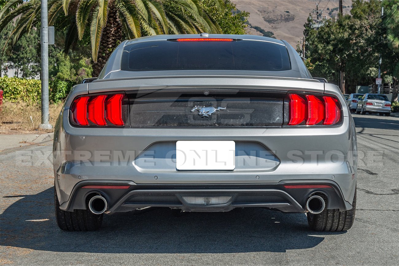 Ford Mustang S550 Axle Back Exhaust System Extreme Muffler 4 Inch Tips 2015-2023