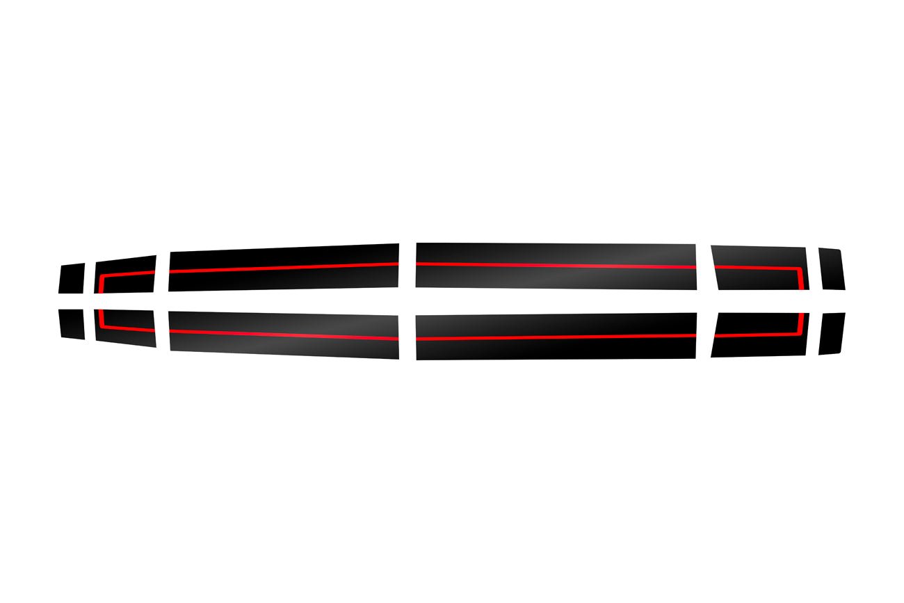 Ford Mustang S650 GT Rally Style Top Racing Stripe Vinyl Decal 2024-Up