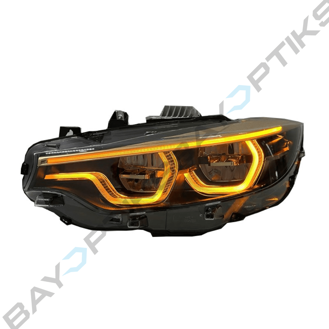 BMW F80 F82 F32 Ikon Style Tri Color CSL Golden Version LED Headlights 2014-2017