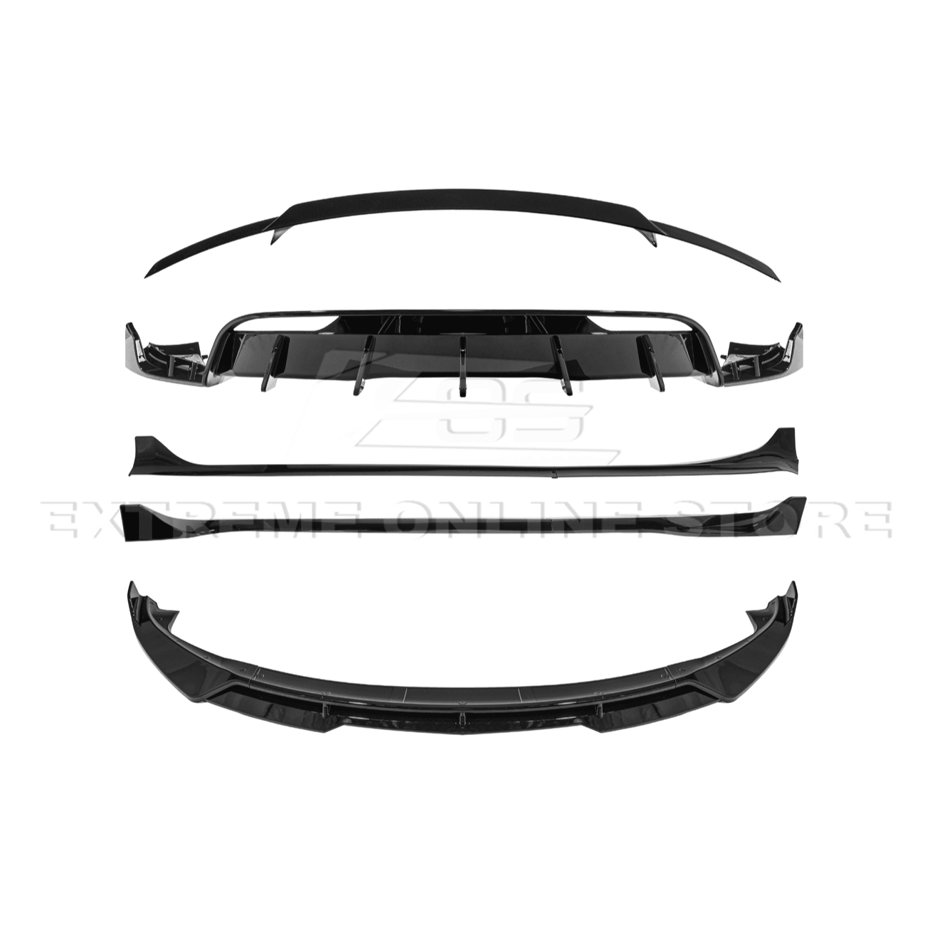Tesla Model 3 Highland Performance Track Style Gloss Black Body Kit 2024-Up