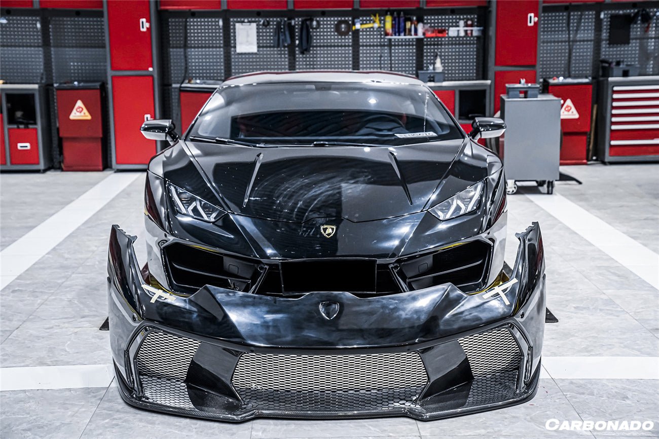 2015 - 2025 Lamborghini Huracan LP610 & LP580 & EVO & Tecnica VRS Style Front Bumper