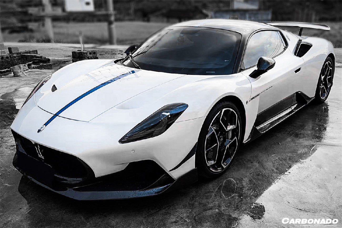 2020 - 2024 Maserati MC20 SVD Style Dry Carbon Fiber Side Skirts