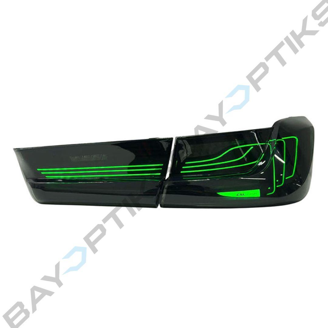 BMW G20 3 Series Smoked CSL Style RGB Multi-Color LED Taillights 2019-2023
