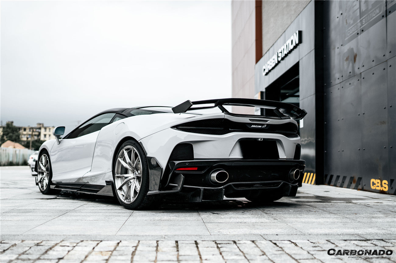 2020 - 2023 McLaren GT WP Style DRY Carbon Fiber Rear Diffuser Lip