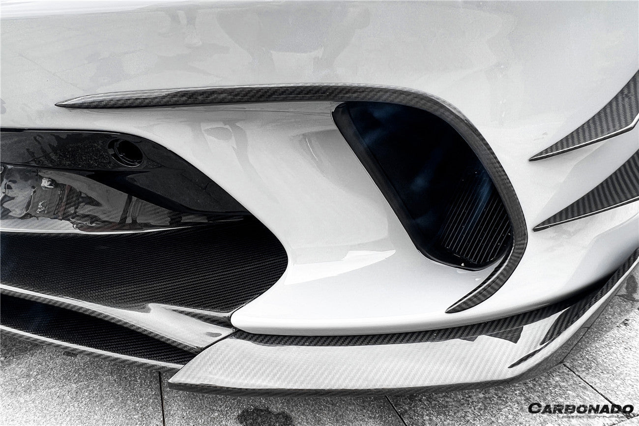 2020 - 2023 McLaren GT WP Style DRY Carbon Fiber Front Bumper Air Vents