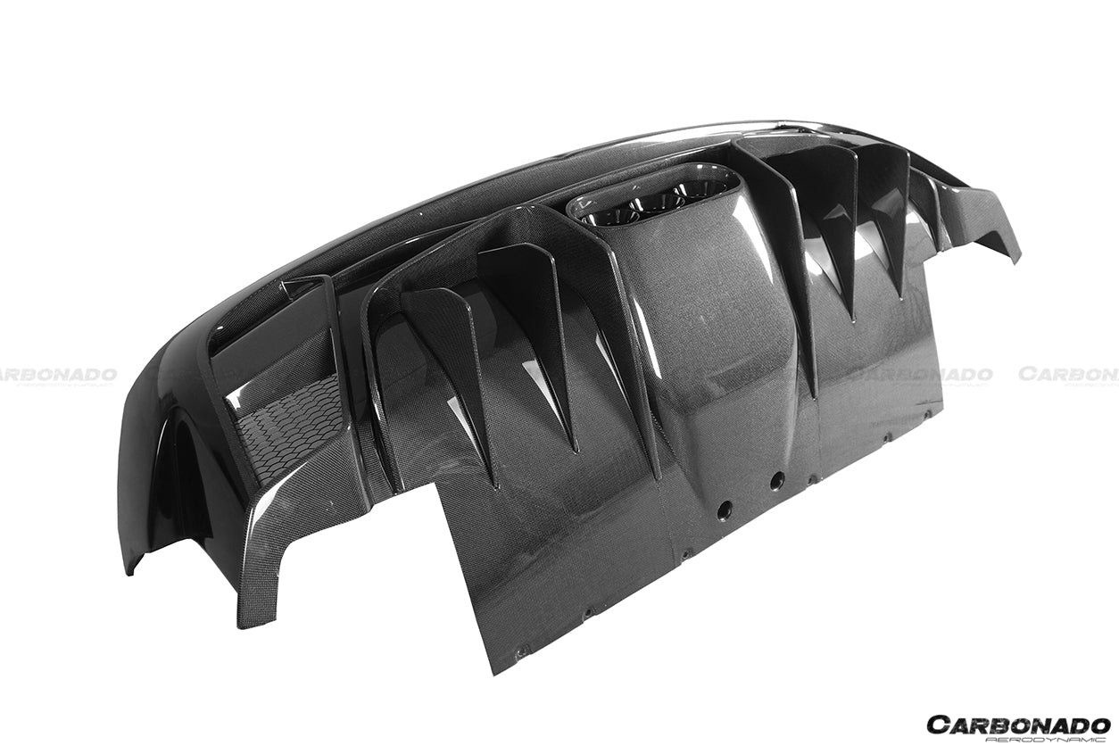 2010 - 2015 Ferrari 458 Italy/Spider VRS Style Rear Bumper W/ Tips